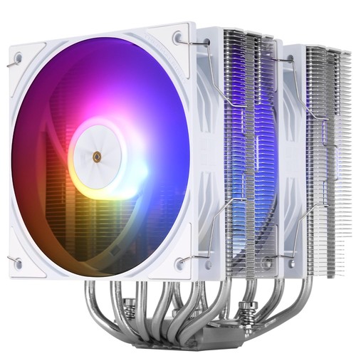 TR Peerless Assassin 120 ARGB White V3 CPU Cooler Double Tower with 6 Heatpipes