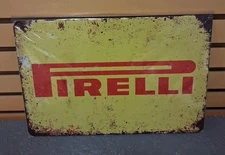 Pirelli vintage metal sign Retro Man Cave Wall Decor Item #T-06
