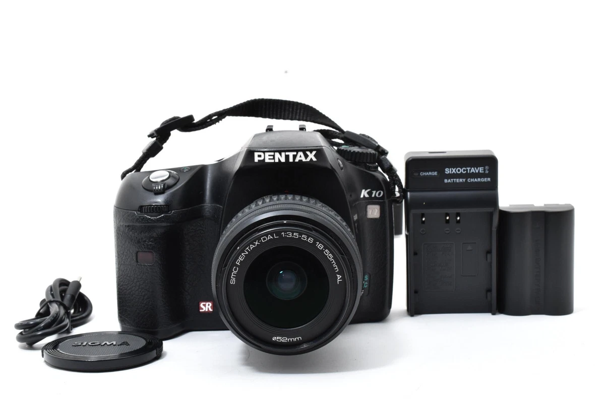 Appareil photo reflex numérique Pentax K10D avec objectif 18-55 mm - E – C2 Computer