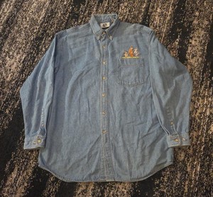 Universal Studios Yogi Bears Denim Jacket Men’s Size Medium 