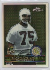 1996 Topps Chrome Refractor Jonathan Ogden #163 HOF p8v