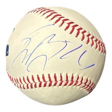 SAQUAN BARKLEY SIGNED OFFICIAL MLB BASEBALL PSA AH26202 PHILADELPHIA EAGLES