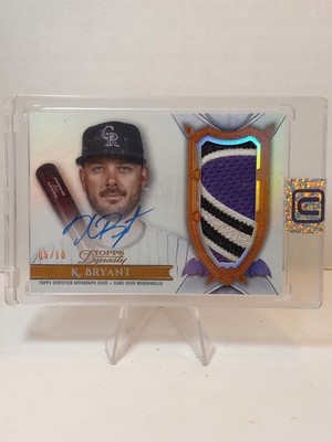 2023 Kris Brryant Autograph Tri Color  Relic  /10 #DAP-KB1