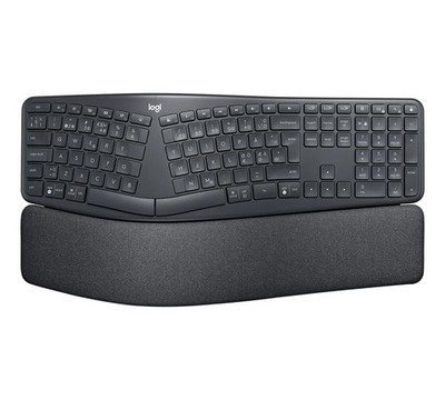Logitech Ergo K860 Ergonomisch Bluetooth Tastatur - Skandinavisch QWERTY
