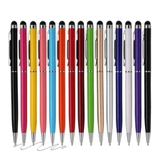 "15 Pack 2-in-1 Stylus & Ballpoint Pens for Touch Screens - Phone, Tablet USA