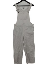 Element Women's Jumpsuit UK 10 White 100 Cotton Straight Jumpsuit