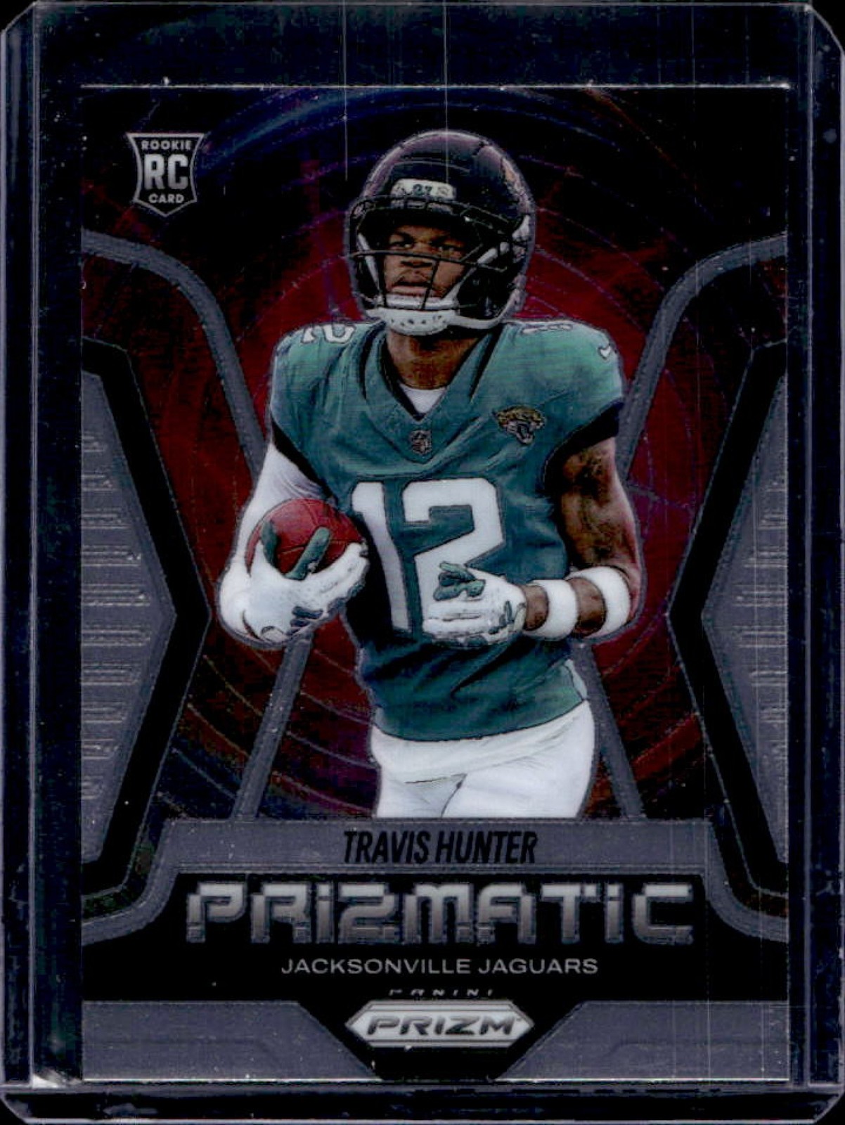 2025 Panini Prizm Travis Hunter Prizmatic RC Rookie #12 Jaguars