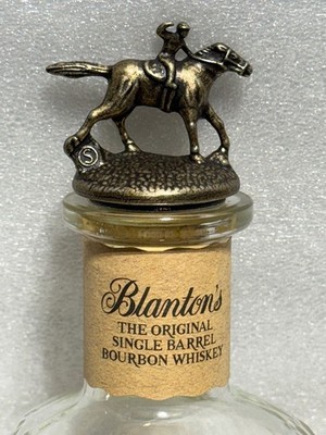 Blanton's Single Barrel Bourbon Whiskey Empty Bottle 750ml with Cork Stopper  S 