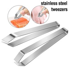 Fish Bone Tweezers Pick-Up Remover Seafood Tools Gadgets Stainless Steel Kitchen