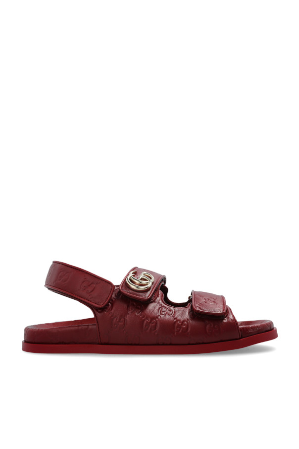 Gucci - Women - Monogram sandals - Burgundy