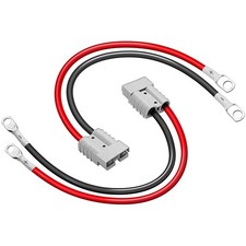 2 Pcs Battery Quick Connector, Anderson Connector 50A Kit, Plug 8 Guage 1.64f...