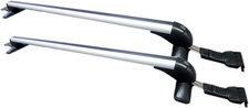 Universal Lockable Car Roof Rack Bars No Rail Anti Theft Carrier Aluminium 105cm
