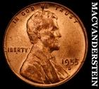 1955-D Lincoln Wheat Cent - Choice Gem Brilliant Uncirculated  No Reserve  #K85