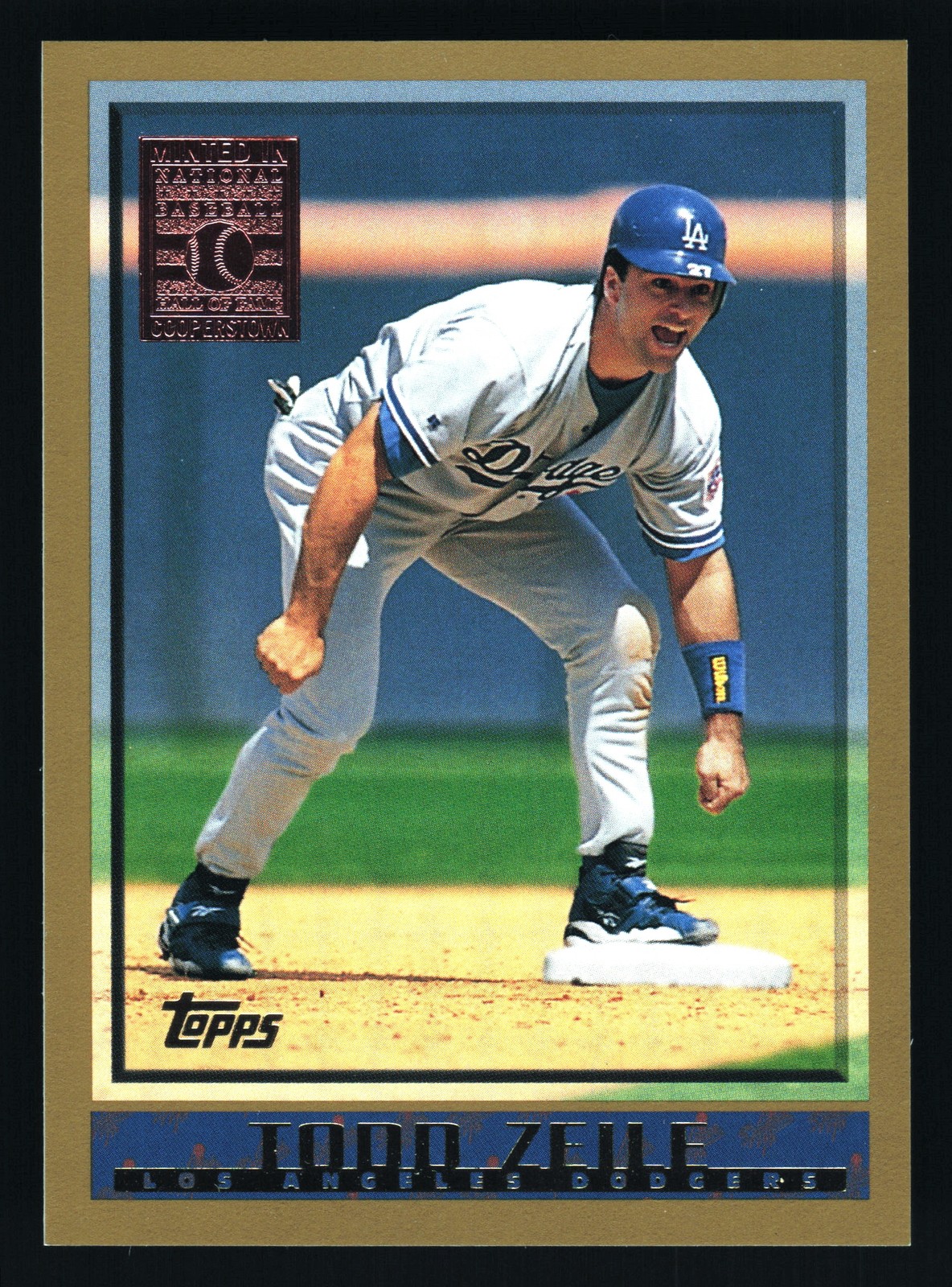 Todd Zeile Los Angeles Dodgers 1998 Topps Minted In Cooperstown #102