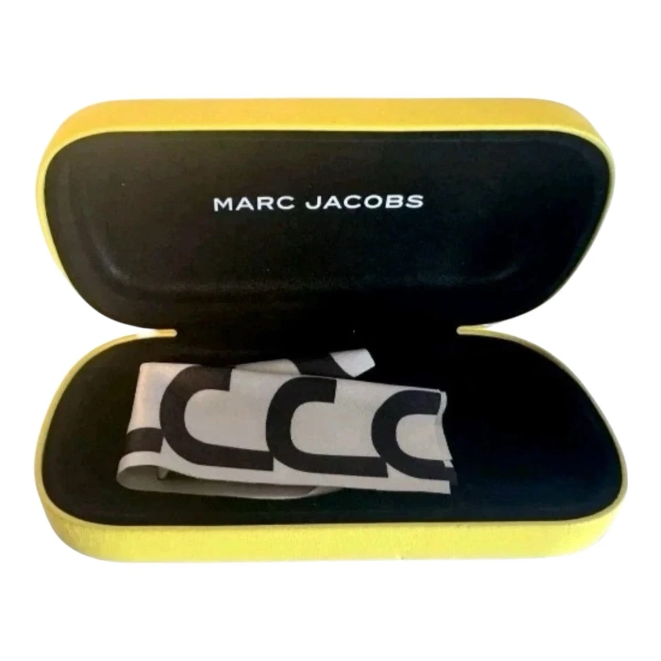 MARC JACOBS солнцезащитные очки чехол желтый кожаный w/линзы чистки ткани новый - Изображение 4 из 4