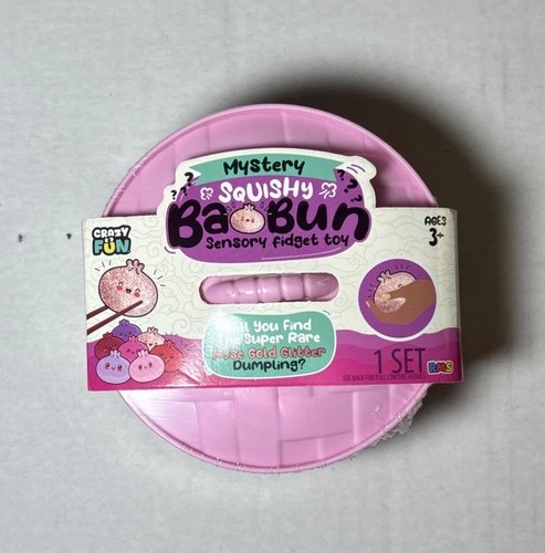 SQUISHY BUN VALENTINES MYSTERY DUMPLING - SUPER RARE ROSE GOLD GLITTER 2025