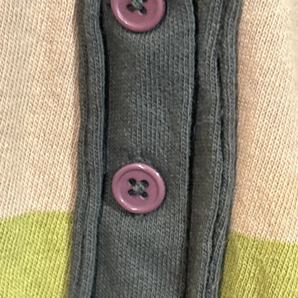 Sudadera con capucha de algodón Free People a rayas verdes talla L Foto 4 de 4