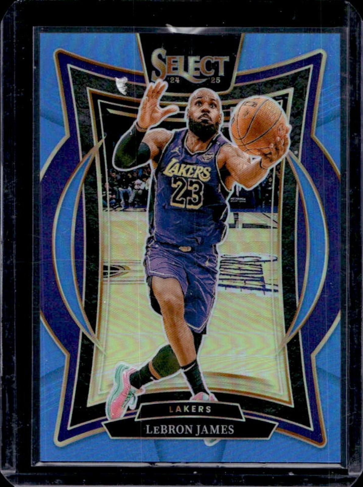 2024-25 Panini Select LeBron James Concourse Light Blue Prizm #/299 Lakers