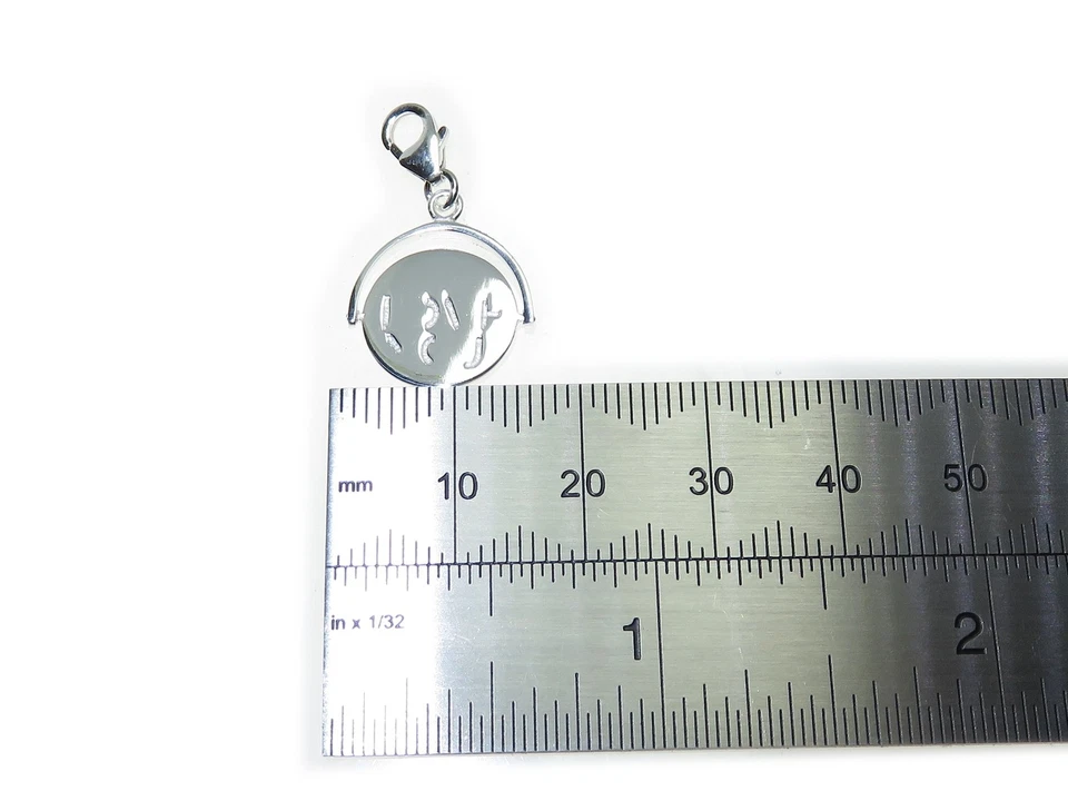 Ich liebe dich Spinner auf Clip Sterling Silber Charm .925 x1 Spinners- - Bild 2 von 4