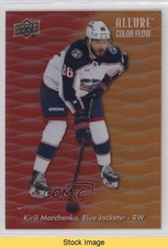 2023 Upper Deck Allure Color Flow Red Orange Kirill Marchenko #CF-19 READ 1s2n