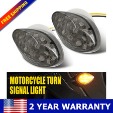 2Pcs Smoke Flush Mount LED Turn Signal Light ...
