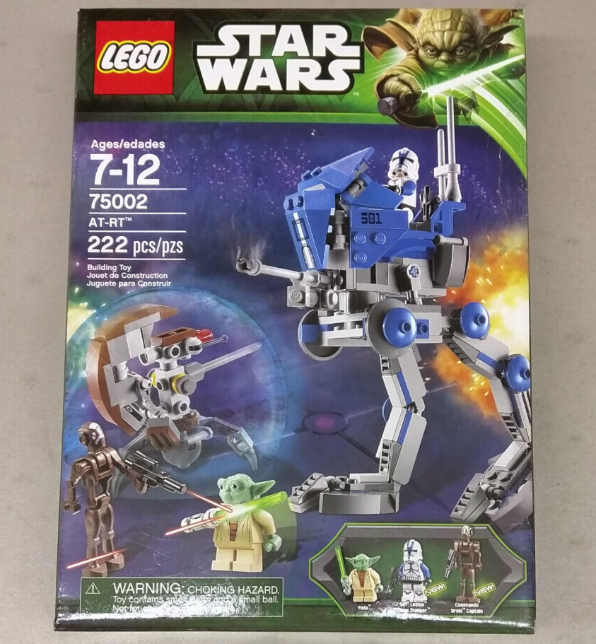 LEGO Star Wars 75002 AT-RT NEW! Yoda 501st Legion Clone Commando