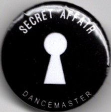 MOD REVIVAL Pin Button Badge 25mm - SECRET AFFAIR - DANCEMASTER