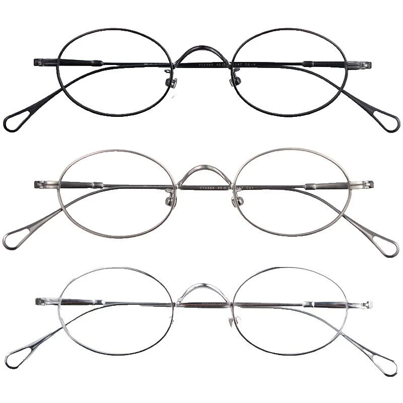 Titanium Frame Oval Eyeglass Frames