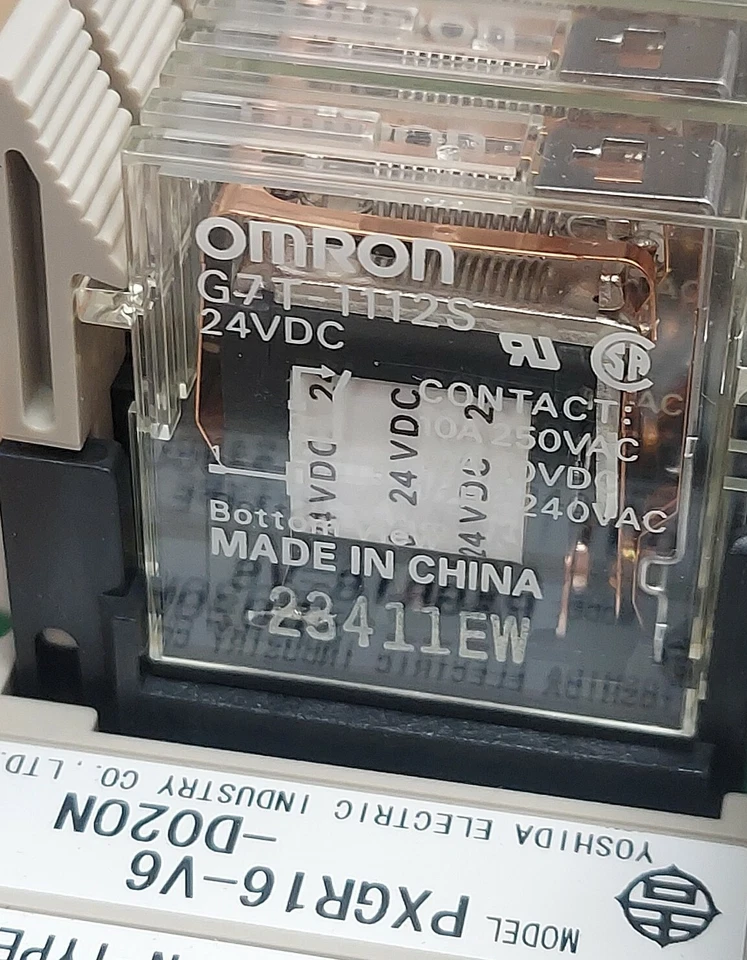Yoshida PXGR16-V6-D020N Relay Terminal Module 24VDC - Image 4 of 4