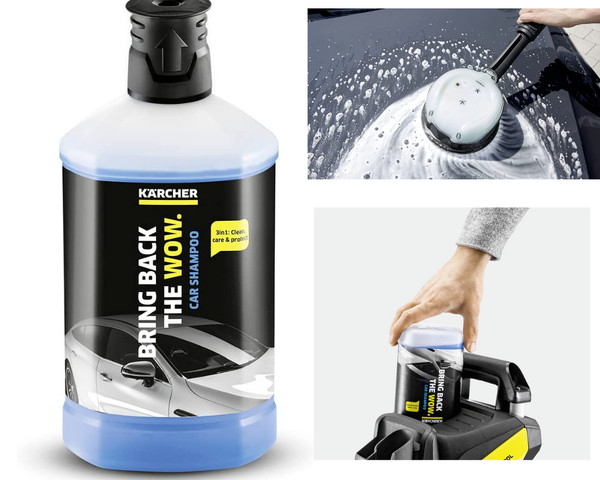Botella de espuma para nieve Karcher detergente para lavadora a presión enchufe champú coche 6295750