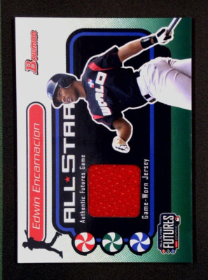2004 Bowman Draft #FF-EE Edwin Encarnacion RC Future's Game Relic Patch 