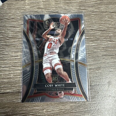 2019-20 Panini Select Basketball Coby White Rookie Premier Level #194 Bulls