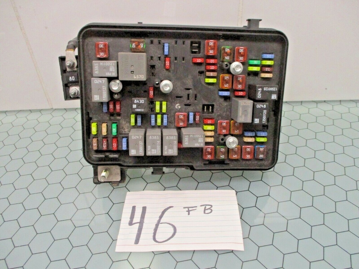 2013 2014 2015 2016 Chevrolet Equinox Used Fuse Box Stock #46-FB