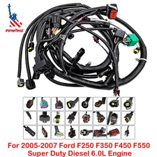 Engine Wiring Harness For 05-07 Ford F250 F350 F450 F550 Super Duty Diesel 6.0L