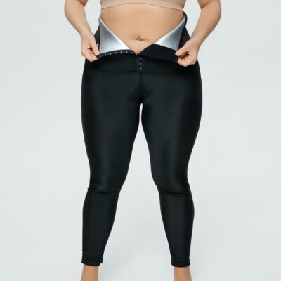 Women Body Shaper Pants Sweat Sauna Slimming Shapewear legging Fit Workout Gym