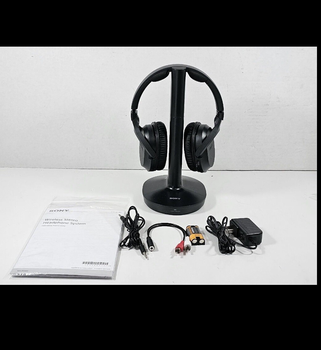 Sony RF400 Wireless Home Theater Headphones for TV Black eBay