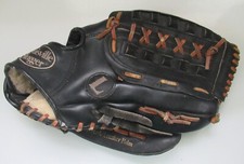 Louisville Slugger Leather Softball Baseball Glove Mitt KHBG9 13.5 Inch Blk RHT