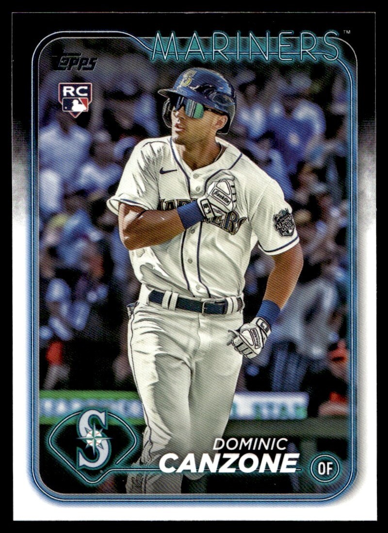 2024 Topps Series 1 Dominic Canzone Rookie A6 Seattle Mariners #195