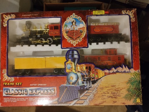 Toy State Train Set Classic Express Battery Operated 1992 Vintage
