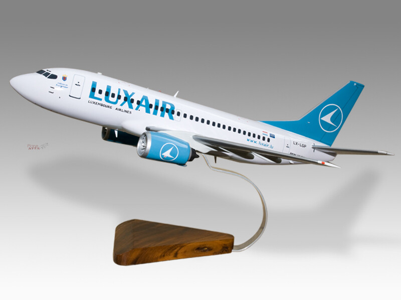 Boeing 737-500 Luxair Luxembourg Airlines Mahogany Handcrafted