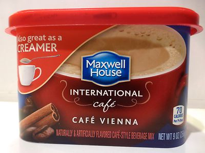 MAXWELL HOUSE International Latte Cafe Drink Mix 3 CANS FLAVOR