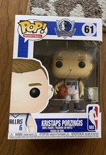Kristaps Porzingis signed Pop Funko Toy Exact Proof