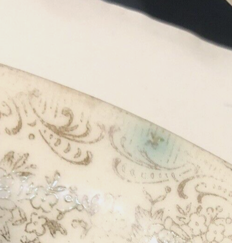 3 Royal China Dinner Plates - Robinhood Pattern - w/Warranted -22K Gold Filigree - Picture 8 of 8