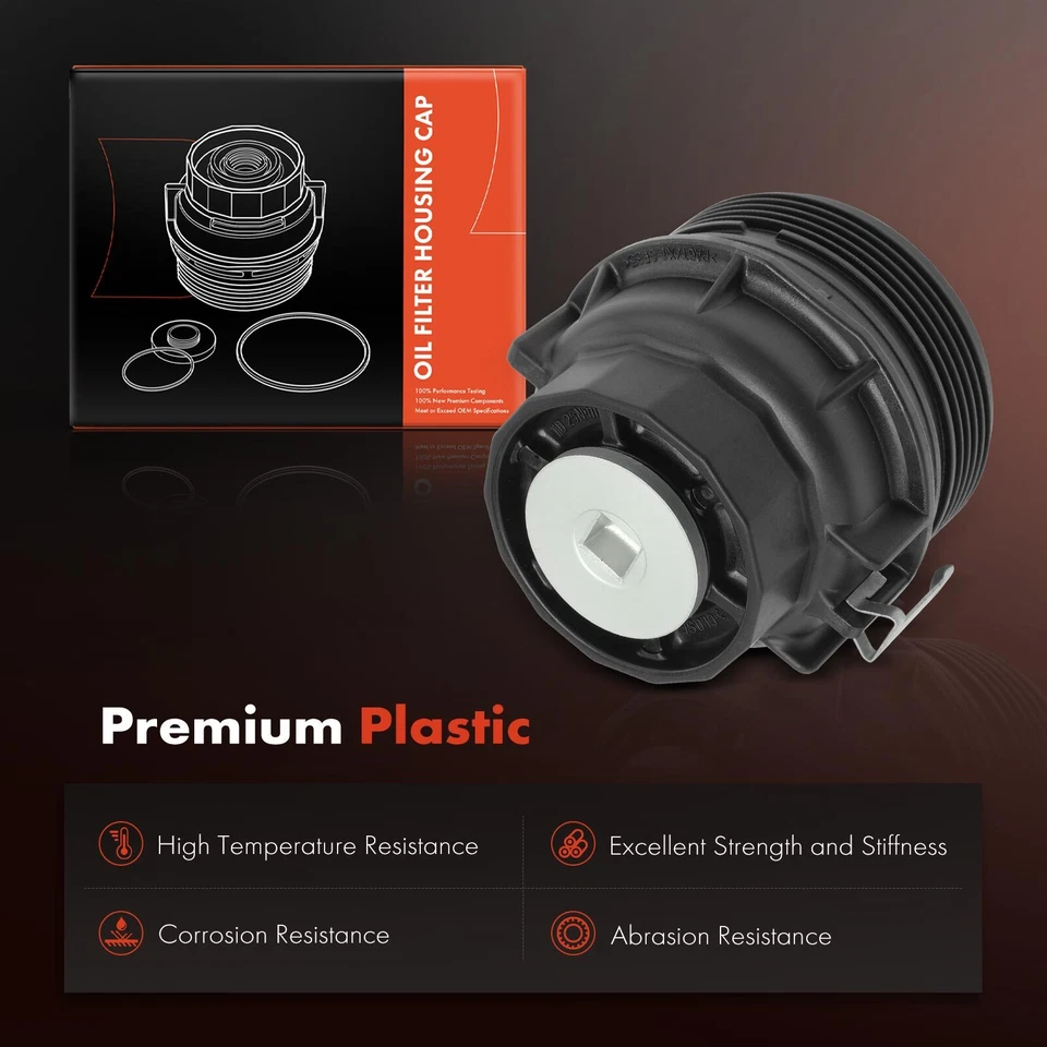 Tampa da carcaça do filtro de óleo para Lexus GS460 LS460 Toyota 4Runner FJ Cruiser Tundra - Imagem 3 de 4