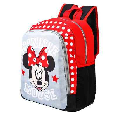 Minnie Mouse Kids Kinder Premium Rucksack Schulrucksack Reisetasche Mädchen
