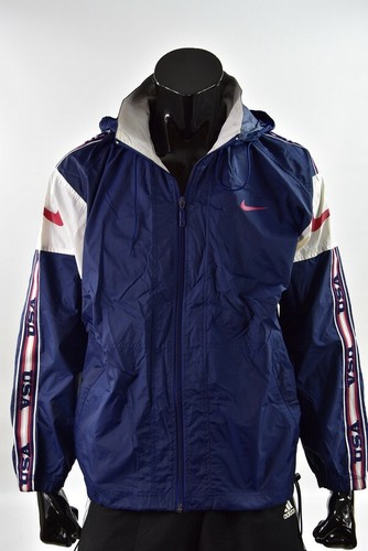 Nike Swoosh Athletic USA Chaqueta Chándal Retro Vintage Relajados Talla S |  eBay