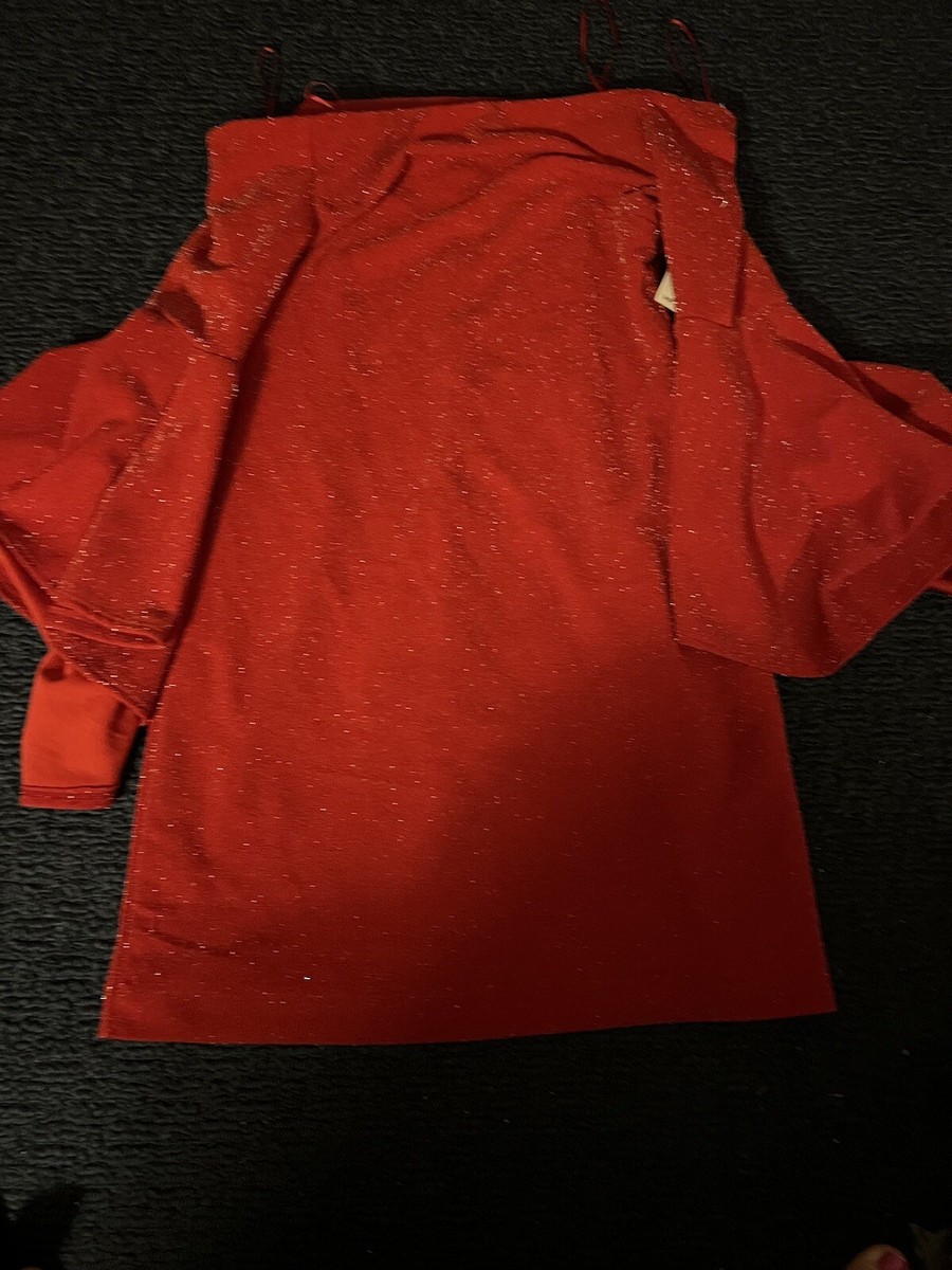 vince camuto red off shoulder dress Vince Camuto l Off The Shoulder Dress Size 2