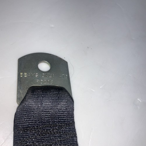 Beams OKLA 470 P0208 1 Female 15” Black Seat Belt #R1523 Model 1301 - Picture 5 of 8