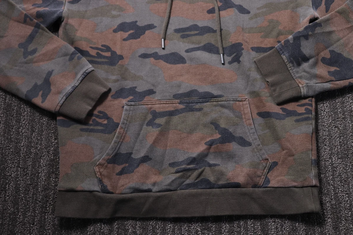 Fashion Nova Men Streetwear Camo Hoodie Sweater Grunge Skater