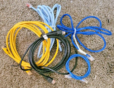 Ethernet Multicolor Cables Lot of 5